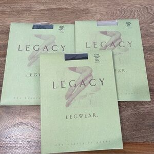 Legacy Microfiber Control Top Tights‎ Size D Mineral Grey Heather Brown